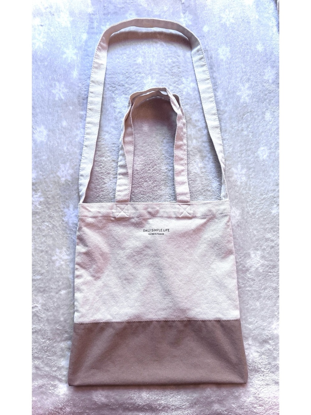Two-Tone Canvas Tote from Tokyo, Japan